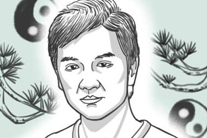 眉毛上翘的男人