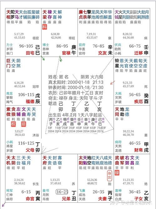 紫微斗数命盘免费排盘