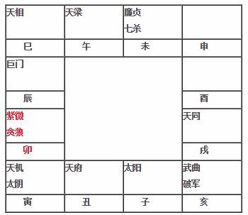 紫微斗数实例教程：紫微星贪狼在卯坐命宫 紫微星贪狼在卯入命