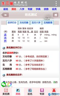 免费测八字名字打名分