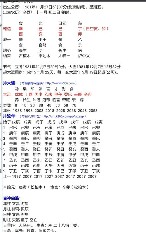 八字中的流年小限(八字流年与小运有何不同)