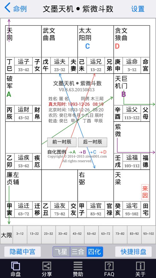 紫微斗数 命例