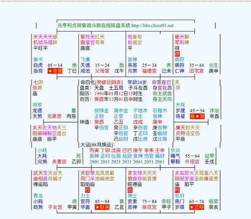 紫微斗数看配偶全信息