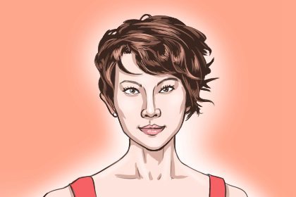 女人鼻梁边有痣